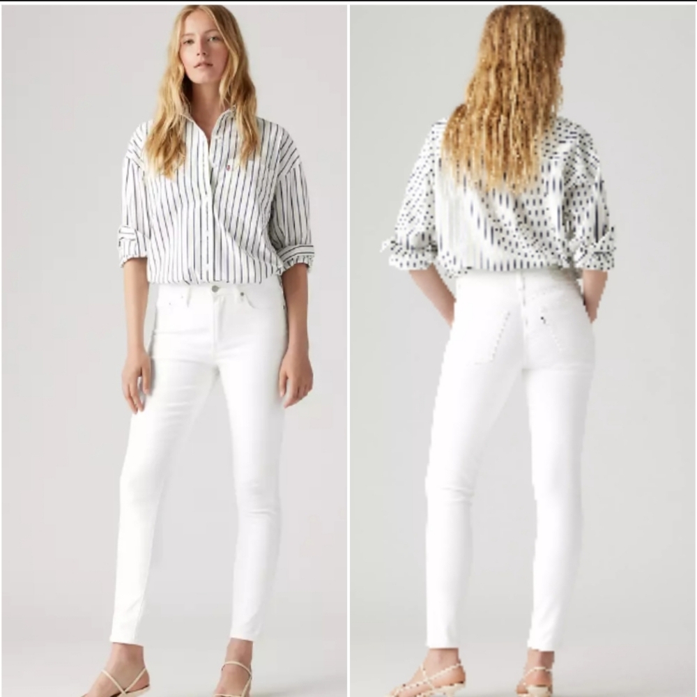 Levi's 721 Women's Crisp White Skinny Jeans